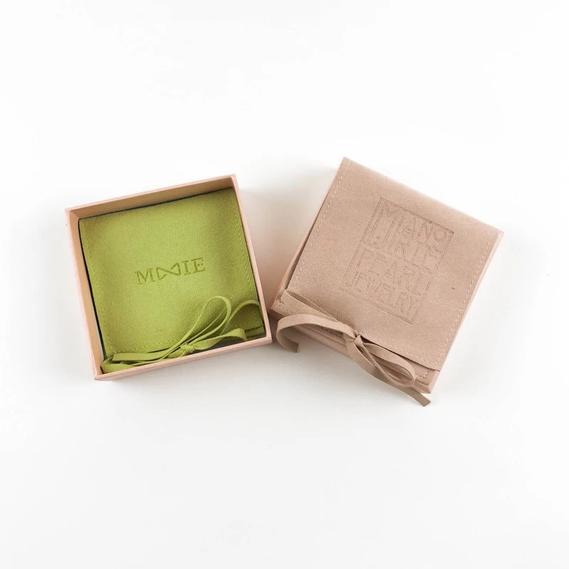 Printed Logo Luxury Sliding Box Card Paper Box Drawer Box with Jewelry Pouch