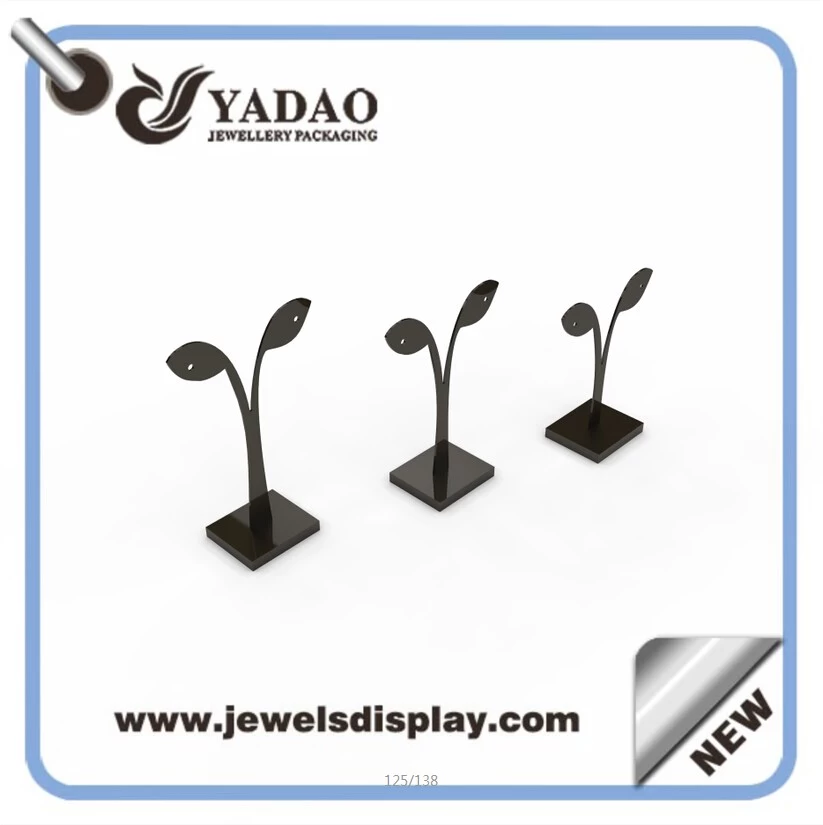 Promotional acrylic earring holder jewelry display stand with logo jewelery display products manufacture from Shen Zhen China