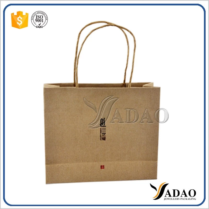 Simple and fashionable paper bag shopping bag plastic bag for jewelry and gifts
