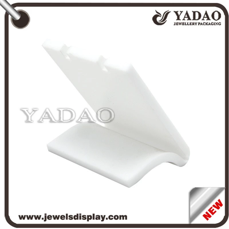 Special shaped beautiful white high quality earring display stand supplier