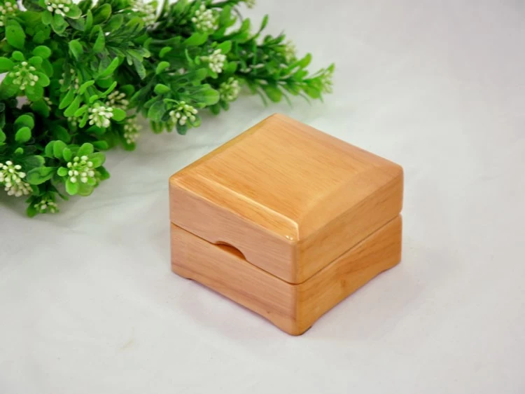 Wholesale factory wood texture wooden ring box