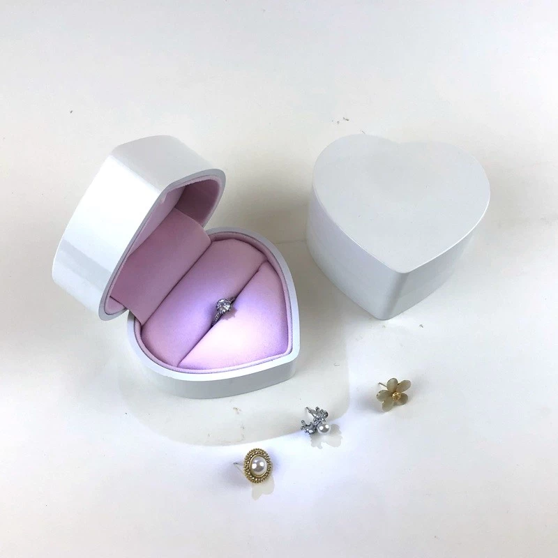 Yadao heart shape box led light jewelry box irregular packaging box customized design box