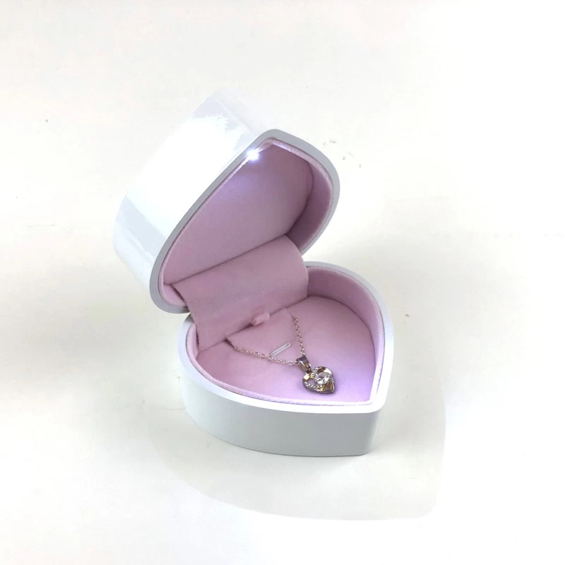 Yadao heart shape box led light jewelry box irregular packaging box customized design box
