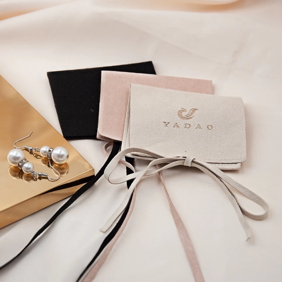 Yadao topsale jewelry packaging customized drawer paper box with a microfiber pouch insert with brand logo for free