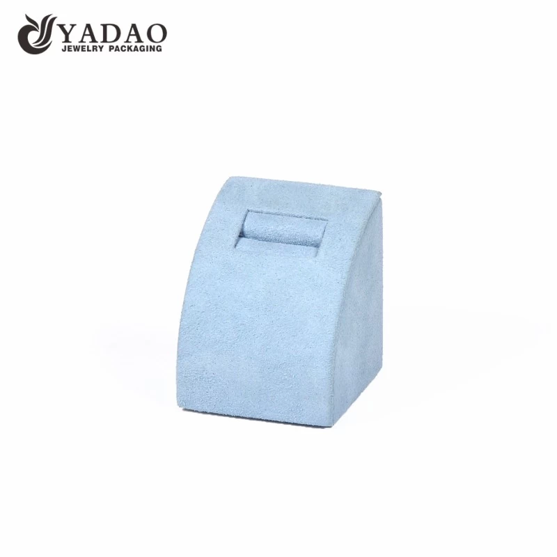 camber design ring display stand slot ring display holder wrapped by microfiber soft slot insert 