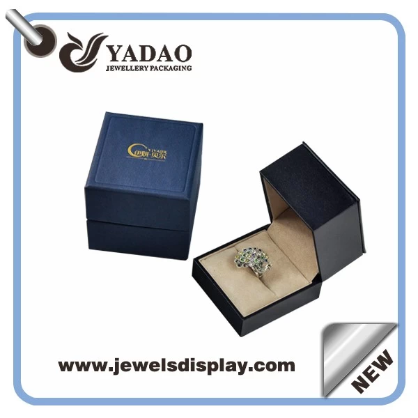 custom logo printed jewelry box, jewelry gift box classic high quality plastic jewelry packaging box manufacturer