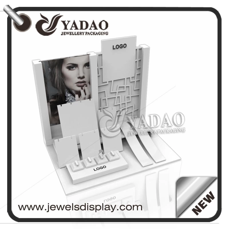 customize acrylic jewelry display set jewelry window display chinese manufacturer