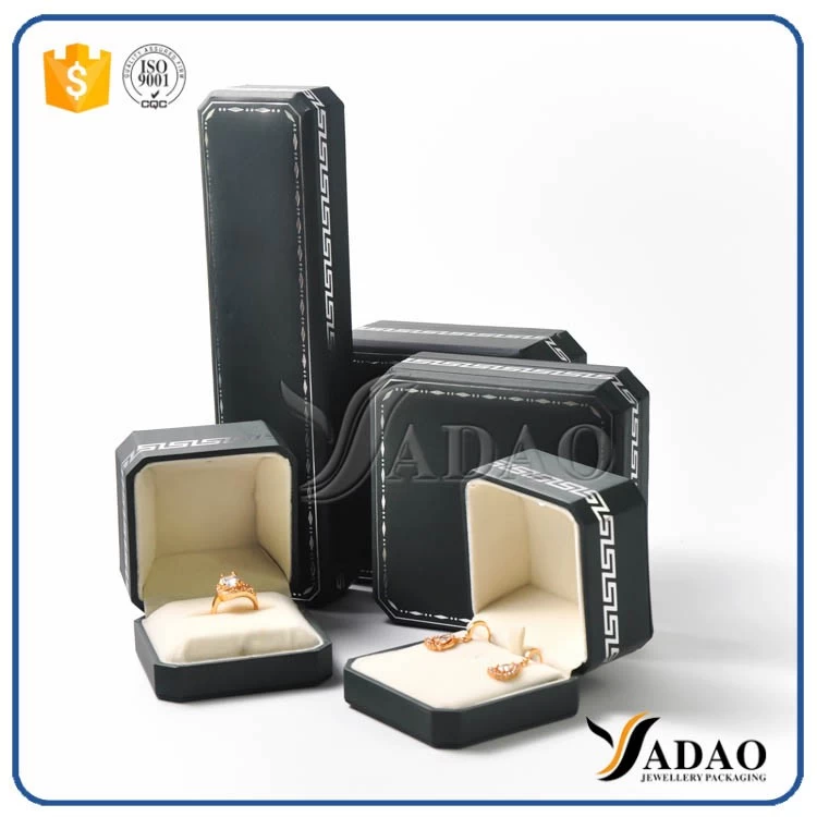 elegant nice attractive retro delicate manufactury handmade plastic box/plastic box sets for jewelry packaging with ring/bangle/earring/bracelet/necklace