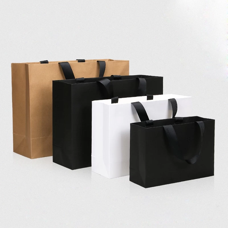 fancy paper bag customize shopping packaging bag paper gift carrier paper bag jewelry bag