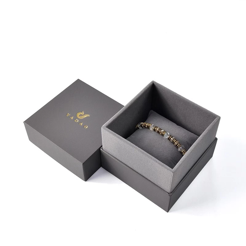 high quality finish cardboard jewelry packaging box paper jewelry box pillow box bracelet/bangle/watch box