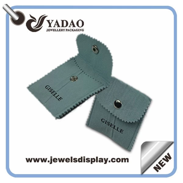 high quality suede material display packaging supplies jewelry pouches for jewellery packaging wholesale