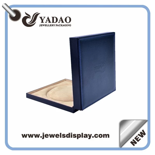 luxury Jewelry packaging art paper cover plastic jewelry box for necklace or pendant handmade gift box made in china customized plastic Jewelry Box