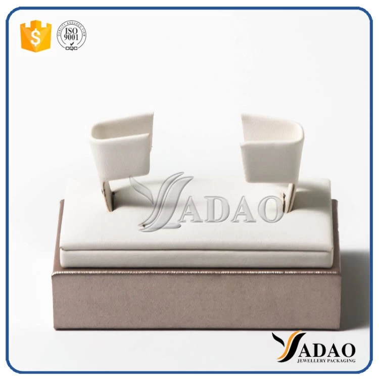 fresh well-design wholesale custom jewelry display stands mdf covered with velvet for bangle from Yadao