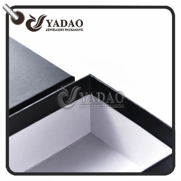 popular pretty durable nicety paper box with any inner core with hot-stamping logo for ring/necklace/bracelet packaging