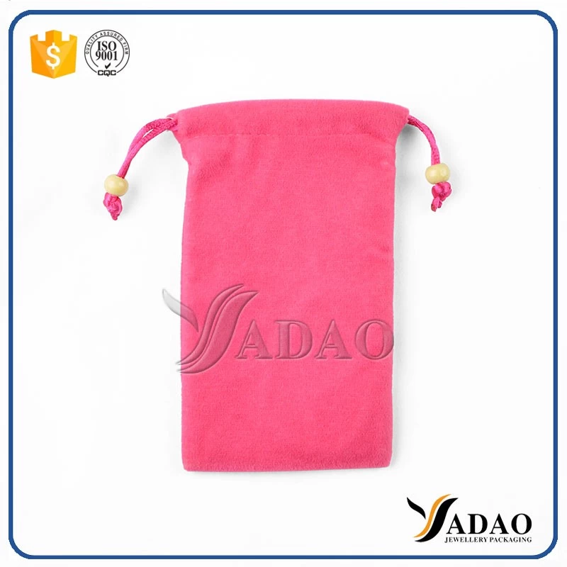 quality customize drawstring velvet jewelry pouch jewelry packaging pouch