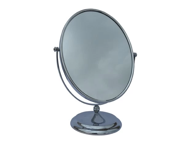 wholesale fashionable silver or gold or bronze standing mirror for dressing table or jewelry shop
