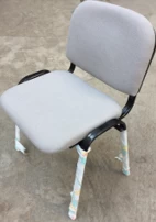 Newcity 003CT Modern School Furniture Stacking Fabric Student Chair Conference Chair Colorful Training Chair Metal Frame Armless Training Chair Supplier Foshan