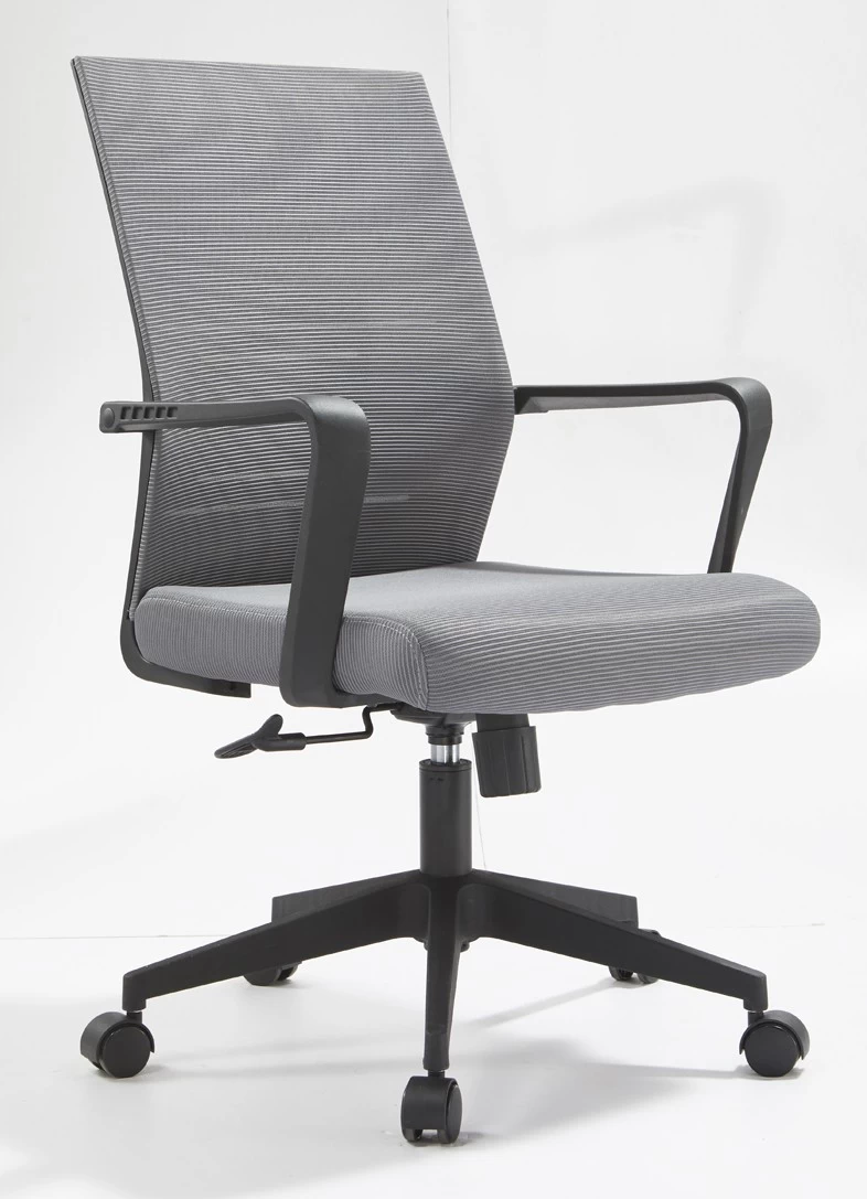 Newcity 1250B Cheapest PU Leather Office Chair Professional Manufacturer Black Office Chair Modern High Quality Executive Mid Back Chinese Foshan Supplier