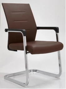 Newcity 1250C 单一框架访客椅人体工学皮革访客椅会议室办公室访客椅等候室椅中国供应商质保5年
