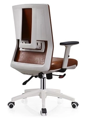 Newcity 1253B double lever mechanism PU office chair adjustable PP with PU armrest office chair executive office chair supplier Foshan China