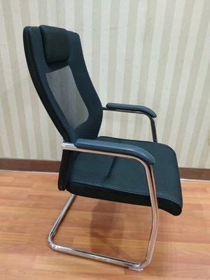 Newcity 1256 Cheap Modern Office Chair Economic Mesh Chair Stable Round Tube Visitor Chair For Conference Room New Design Mesh Chair Supplier Foshan China