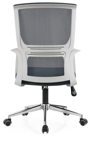 Newcity 1259B Economic Swivel Mesh Chair 85mm Black Gaslift Mesh Chair Tilt & Lock Mechanism Middle Back Staff Chair BIFMA Standard Supplier Foshan China