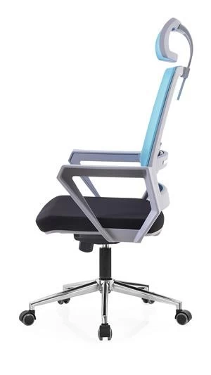 NewCity 511A经济旋转网椅85毫米黑色Gaslift网状椅倾斜和锁机构高背椅Bifma标准供应商Foshan China