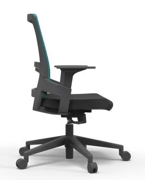 Newcity 1372C Economic Office Chair Mesh Chair Fixed Armrest Visitor Mesh Chair Middle Back Staff Chair Original Foam Supplier Foshan China