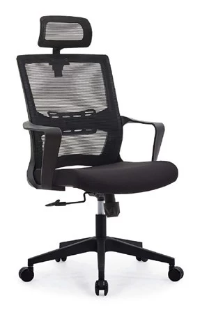 China Newcity 1373A Modern Mesh Office Chair Swivel With Headrest Back Good Price Computer Desk Chair Mesh Fabric Office Chair Sale on Line Supplier Foshan China manufacturer