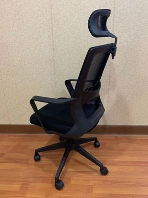 Newcity 1373A Modern Mesh Office Chair Swivel With Headrest Back Good Price Computer Desk Chair Mesh Fabric Office Chair Sale on Line Supplier Foshan China