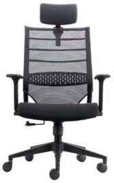 Newcity 1387A经济型转椅网椅舒适的网椅人体工学办公室网椅高背老板经理网椅5年质保供应商佛山中国