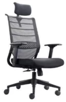 Newcity 1387A经济型转椅网椅舒适的网椅人体工学办公室网椅高背老板经理网椅5年质保供应商佛山中国