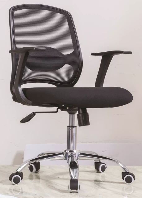 Newcity 1388B 经济型可旋转网椅12mm夹板座椅网椅中背职员网椅过BIFMA标准中国供应商佛山质保5年