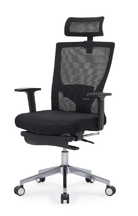 Newcity 1426A-1电脑房带脚踏现代网椅白色PP框架网椅豪华旋转椅老板人体工学最佳网椅中国佛山质保5年供应商