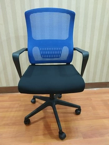 Newcity 1427B Professional Manufacture Staff Mesh Chair Fixed Arm Mesh Chair Workstation Cheap Price Staff Mesh Chair Ergonomic Mesh Chair Chinese Supplier Foshan