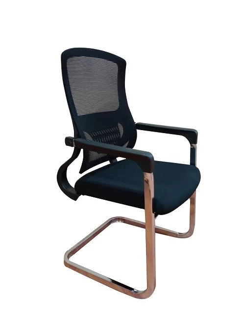 Newcity 1427C经济访客网椅会议室访客网椅新型设计网背布访客椅塑料臂网椅供应商质保5年中国佛山