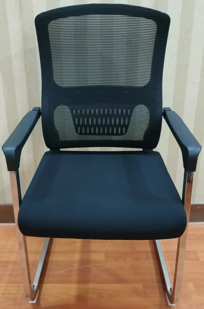 Newcity 1427C经济访客网椅会议室访客网椅新型设计网背布访客椅塑料臂网椅供应商质保5年中国佛山