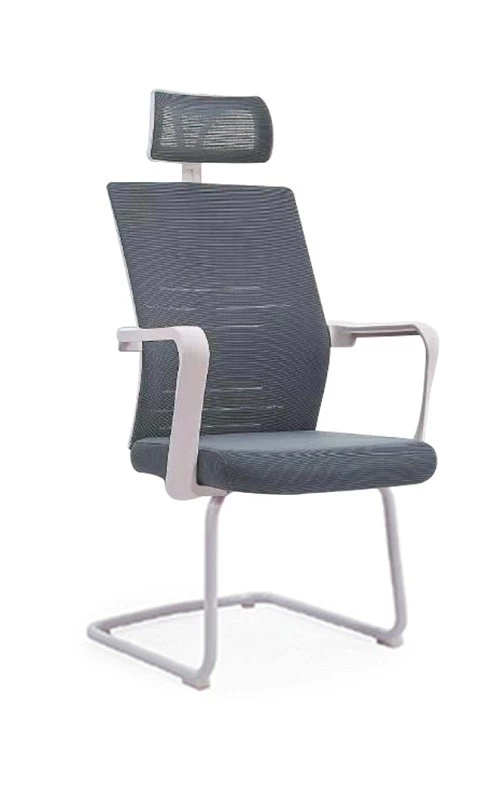 Newcity 1428D-1带头枕网椅符合人体工程学网椅行政网椅现代计算机网椅贴喷漆框架网椅中国佛山质保5年