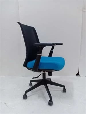 Newcity 1512B-1舒适的网椅高质量定制旋转升降网椅中背网椅4D可调扶手网椅5年质保供应商佛山中国