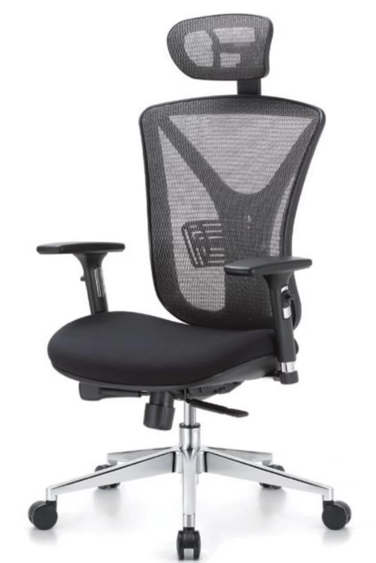 Newcity 1523A Conference Mesh Chair Room High Quality Full Mesh Swivel Office Furniture Chair With Headrest Mesh Chair Boss Executive Ergonomic Mesh Chair Chinese Foshan