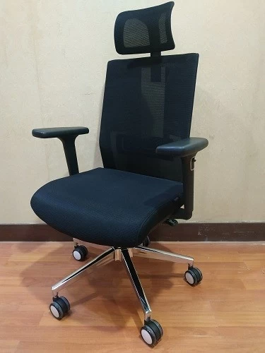 Newcity 1525A Double Lever Control With Safety Lock Mechanism Mesh Chair Elastic Mesh Fabric Office Chair Wholesale Elegant Executive Computer Mesh Chair Chinese Foshan