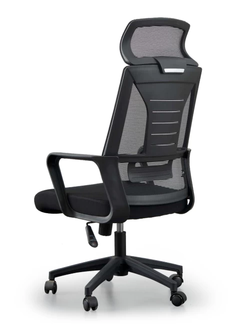 Newcity 1537A Modern Mesh Chair For Office With Headrest Mesh Chair High Back Staff Mesh Chair New Style Office Furniture Manager Mesh Chair Chinese Foshan
