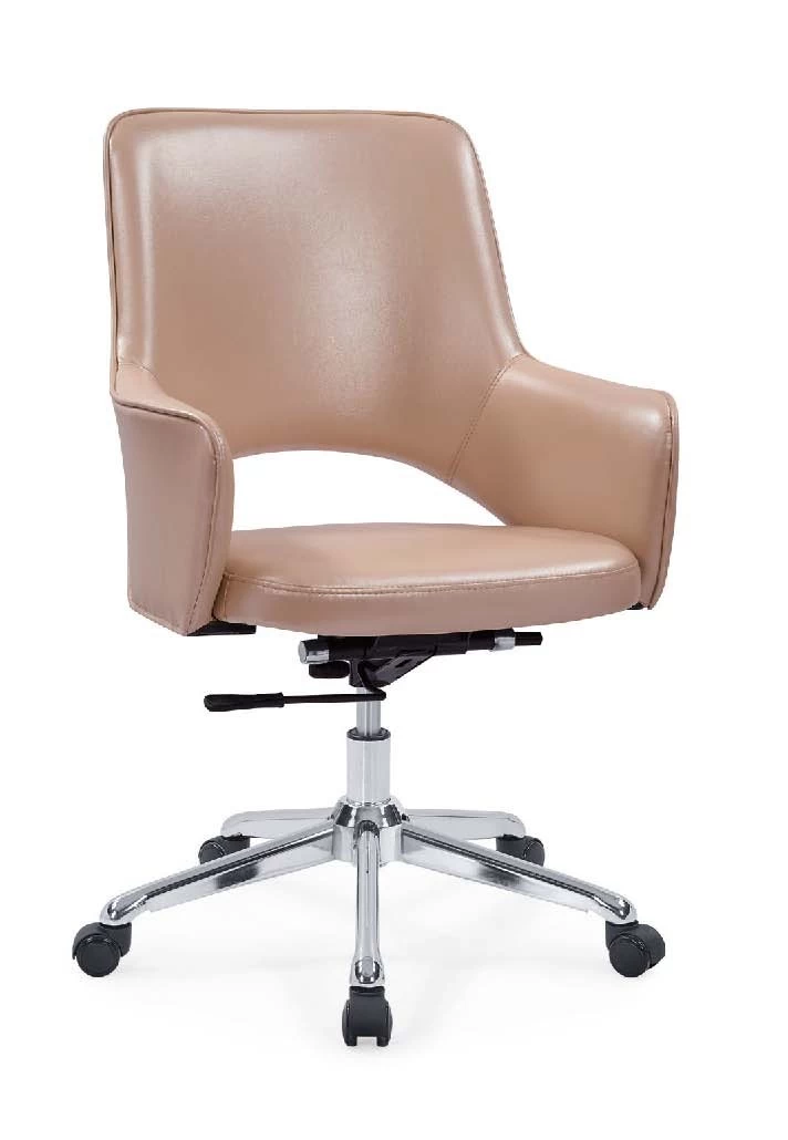 Newcity 308-1 Modern High-end Office Furniture Hotel Chair New Design PU Office Chair Fashionable Middle Back Chinese Foshan Supplier
