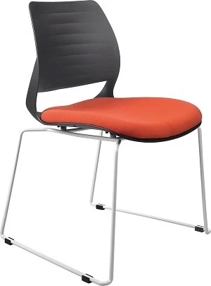 Newcity 321高品质定制铁喷漆培训桌椅经济培训椅固定培训椅可堆叠机构培训椅5年质保供应商佛山中国