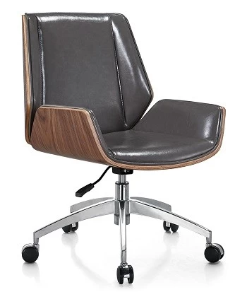 Newcity 323现代时尚设计办公家具舒适的行政办公椅电脑办公椅夹板黑色办公椅供应佛山中国质保5年