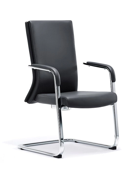 Newcity 5004C高质量海棉访客椅金属电镀架办公椅等候室访客椅现代设计访客椅供应商中国佛山质保5年