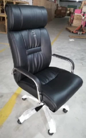 Newcity 620A-1符合人体工程学的360度旋转办公椅促销老板可倾斜皮质办公椅高品质现代办公椅供应质保5年中国佛山