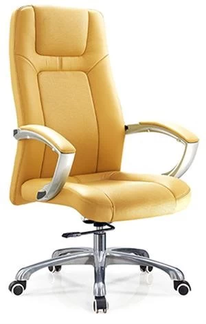 Newcity 6293C Modern PU And Leather Office Visitor Chair 12mm Plywood Office Chair Metal Chrome Office Chair Density Foam Supplier Foshan China
