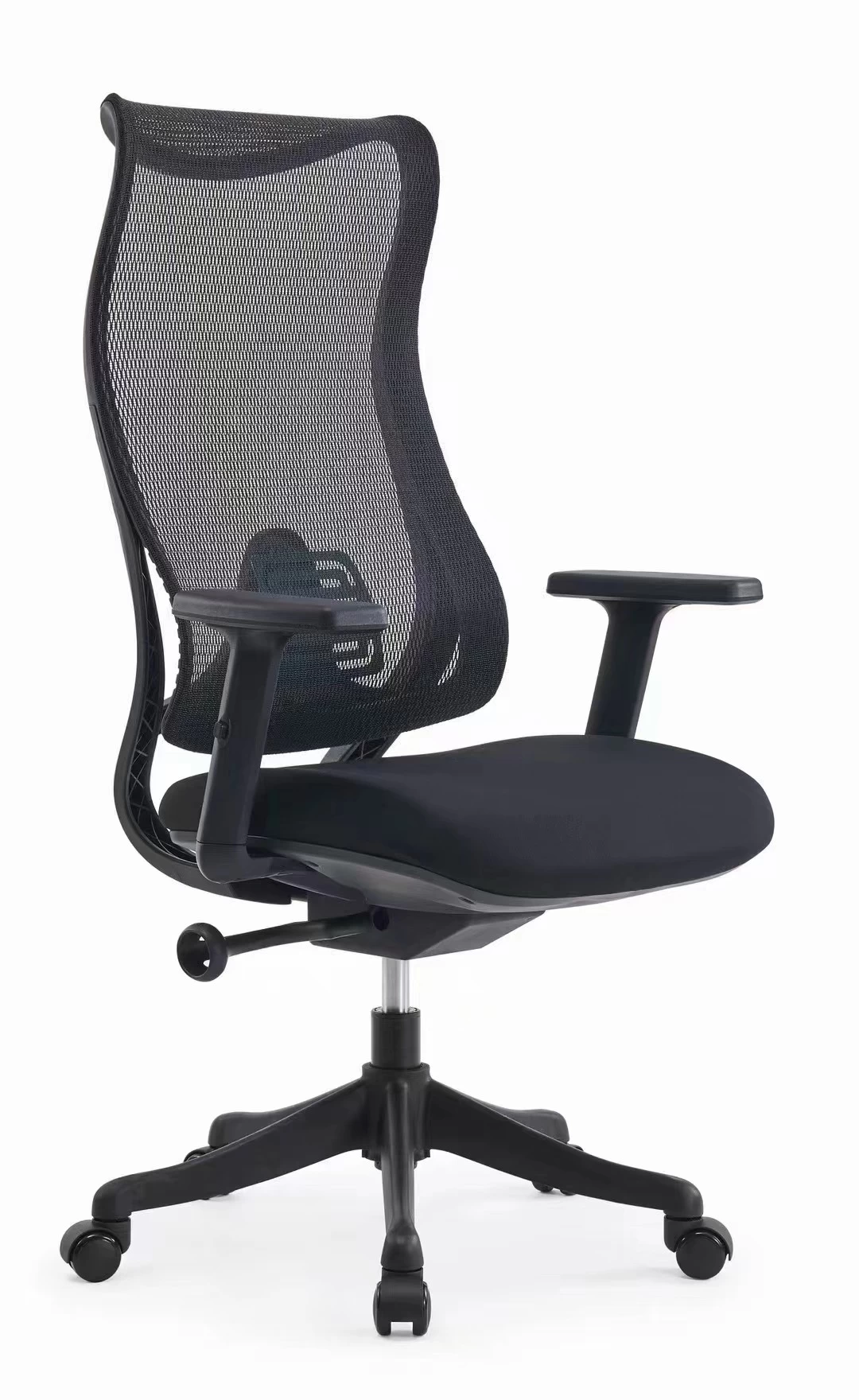 Newcity 639AF 行政经理网椅舒适现代布艺网椅高背新设计可调节扶手网椅中国佛山