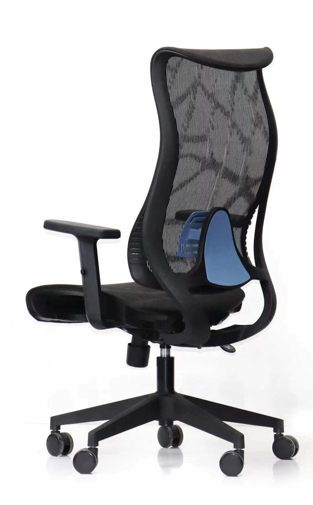 Newcity 639AF 行政经理网椅舒适现代布艺网椅高背新设计可调节扶手网椅中国佛山